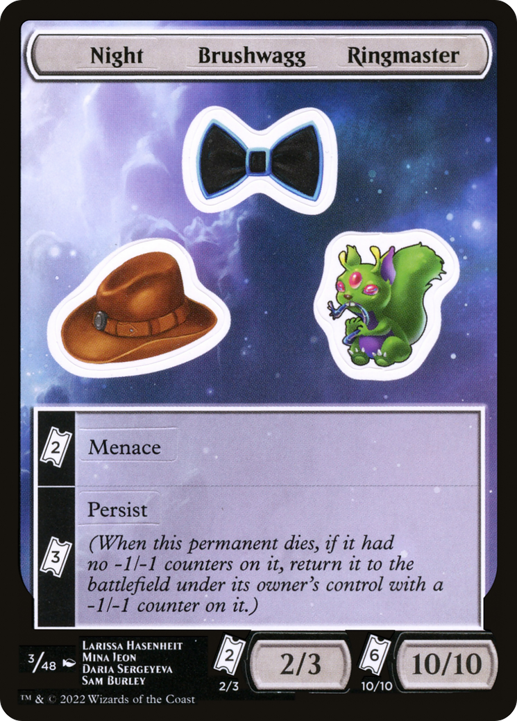 Night Brushwagg Ringmaster [Unfinity Stickers]