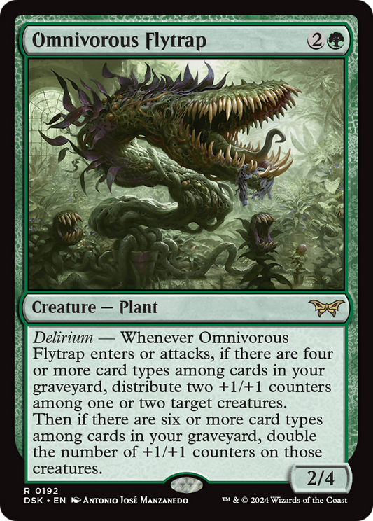 Omnivorous Flytrap [Duskmourn: House of Horror] Foil
