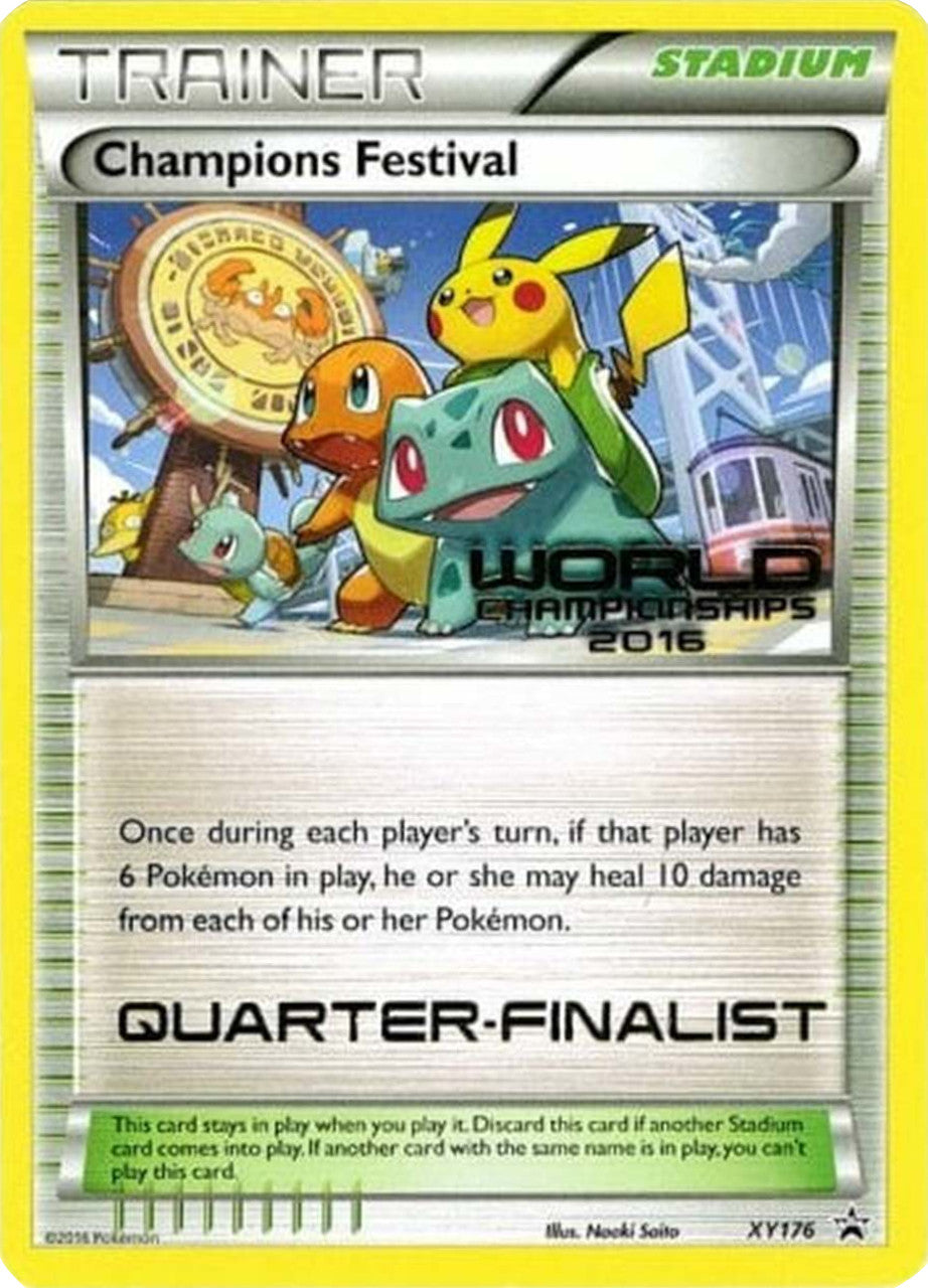 Champions Festival (XY176) (2016 Quarter Finalist) [XY: Black Star Promos] | Silver Goblin