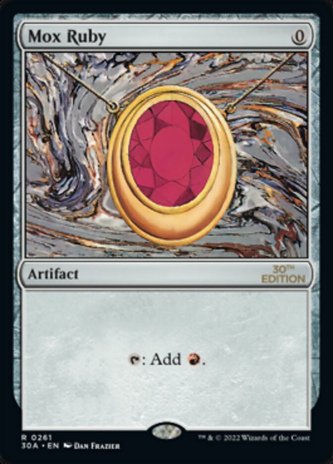 Mox Ruby (261) - 30th Anniversary Edition