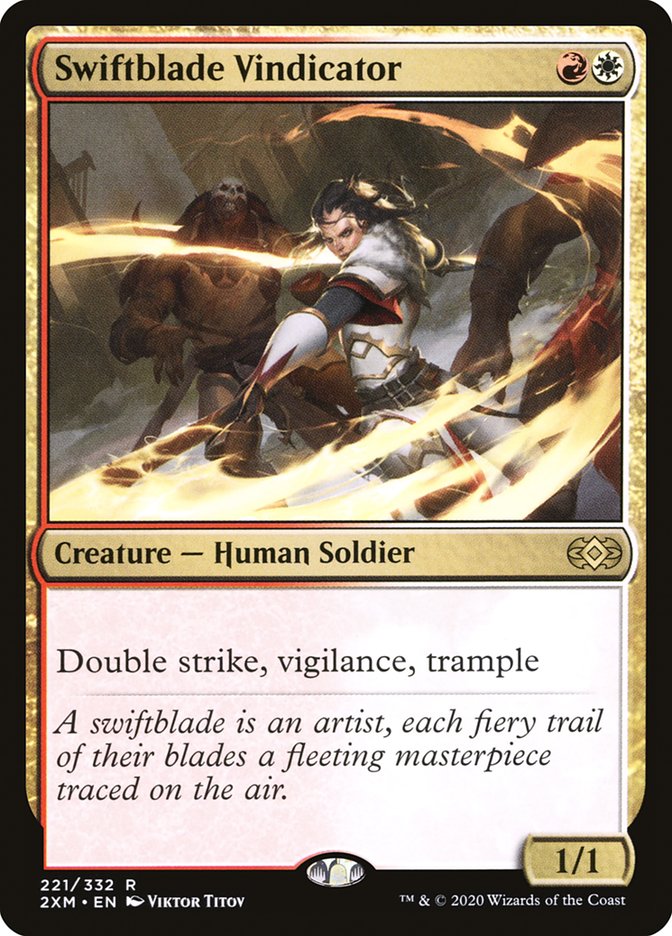 Swiftblade Vindicator [Double Masters] | Silver Goblin