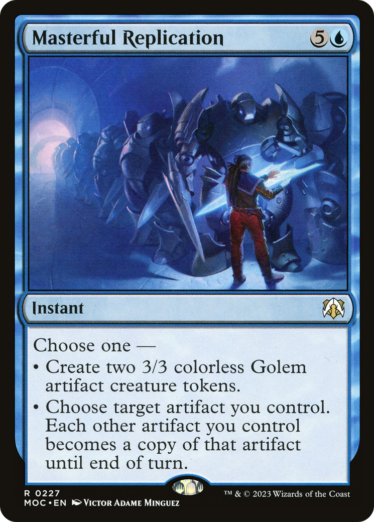 Masterful Replication [March of the Machine Commander] | Silver Goblin