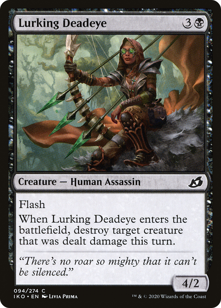 Lurking Deadeye (094) Foil - Ikoria: Lair of Behemoths