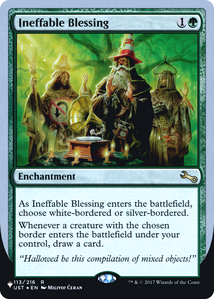 Ineffable Blessing (037) Foil - The List (Unfinity Foil Edition)