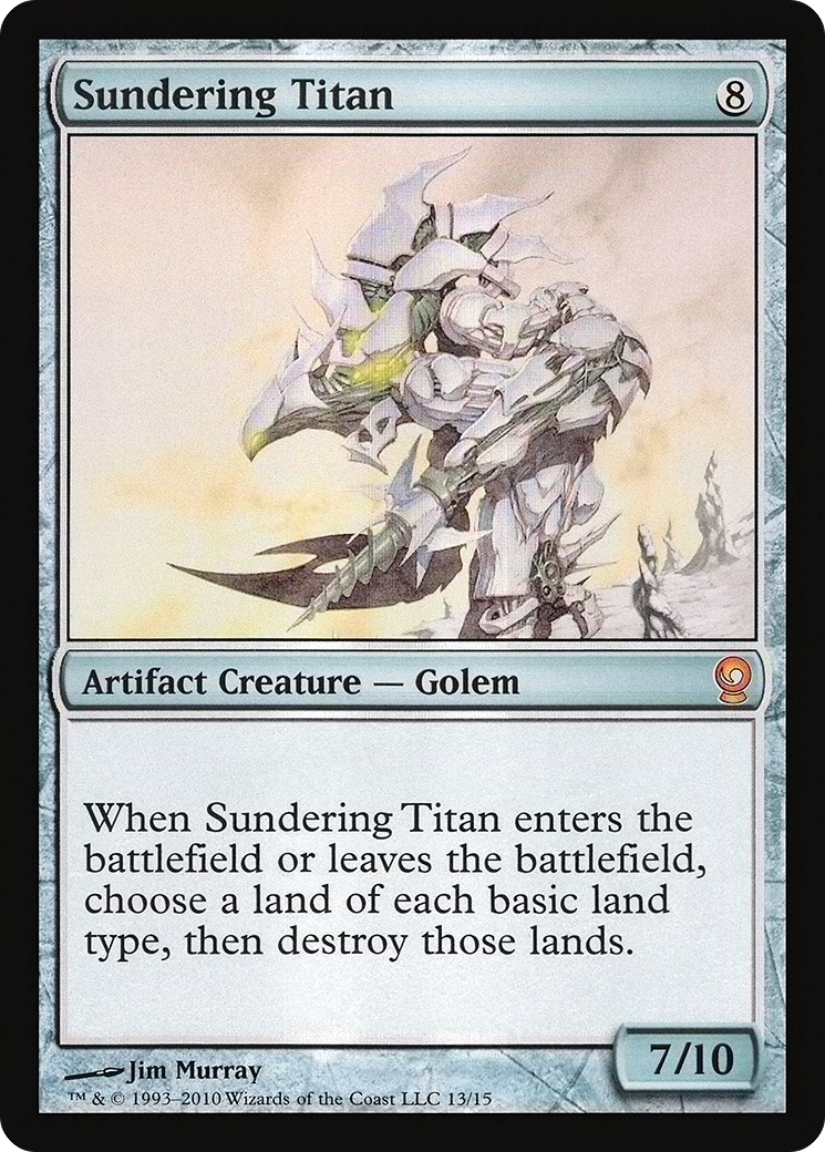 Sundering Titan (013) Foil - From the Vault: Relics