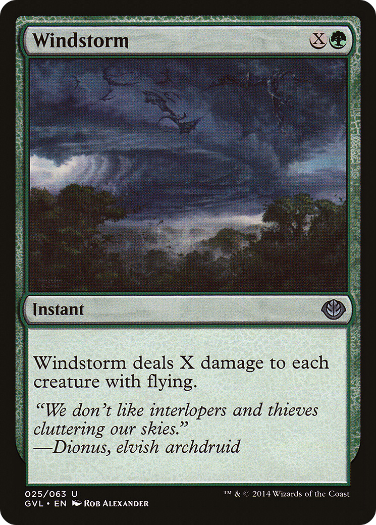 Windstorm (Garruk vs. Liliana) [Duel Decks Anthology] | Silver Goblin