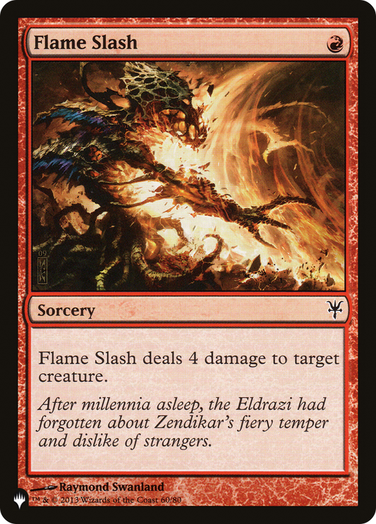 Flame Slash (DDK-60) - The List