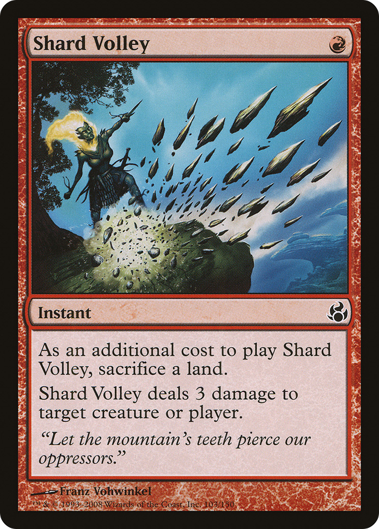 Shard Volley (103) Foil - Morningtide