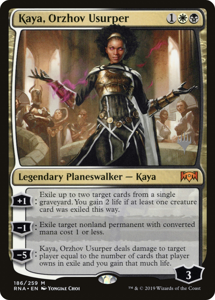 Kaya, Orzhov Usurper (186p) Foil - Ravnica Allegiance Promos