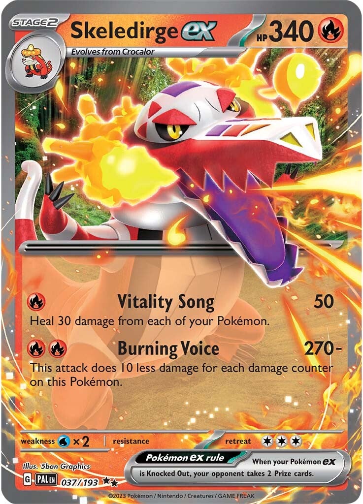 Skeledirge ex (037/193) [Scarlet & Violet: Paldea Evolved] | Silver Goblin