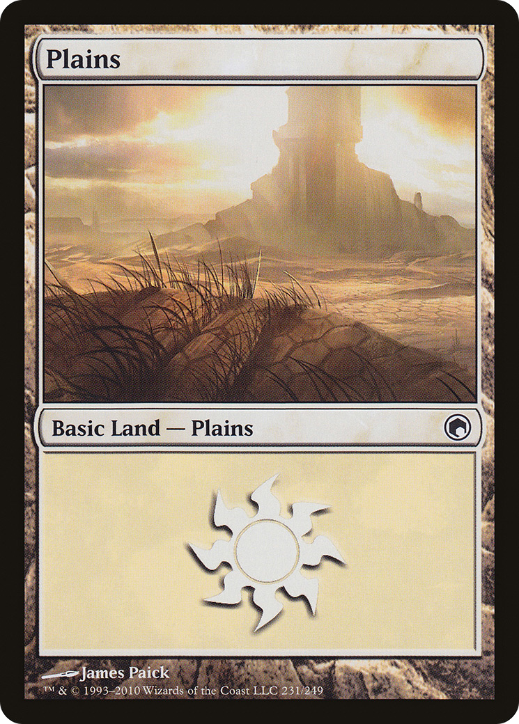 Plains (231) Foil - Scars of Mirrodin