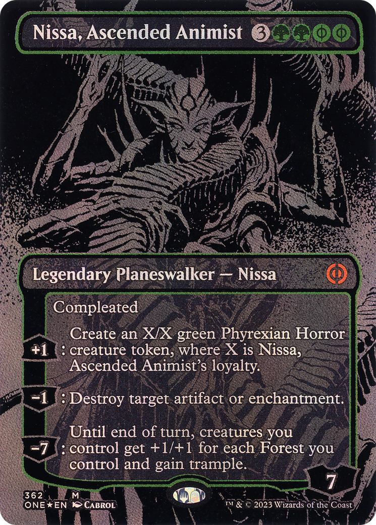 Nissa, Ascended Animist (362) Foil - Phyrexia: All Will Be One