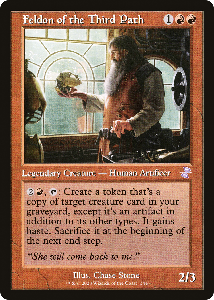 Feldon of the Third Path (Retro) (344) Foil - Time Spiral Remastered