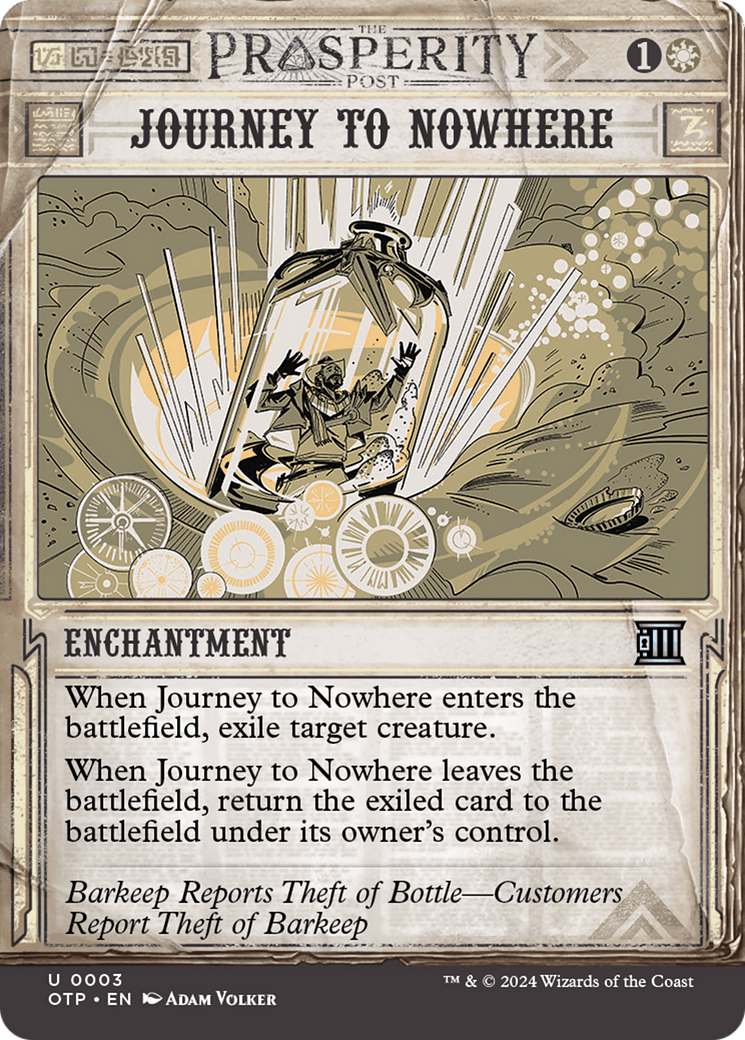 Journey to Nowhere [Outlaws of Thunder Junction: Breaking News] Foil