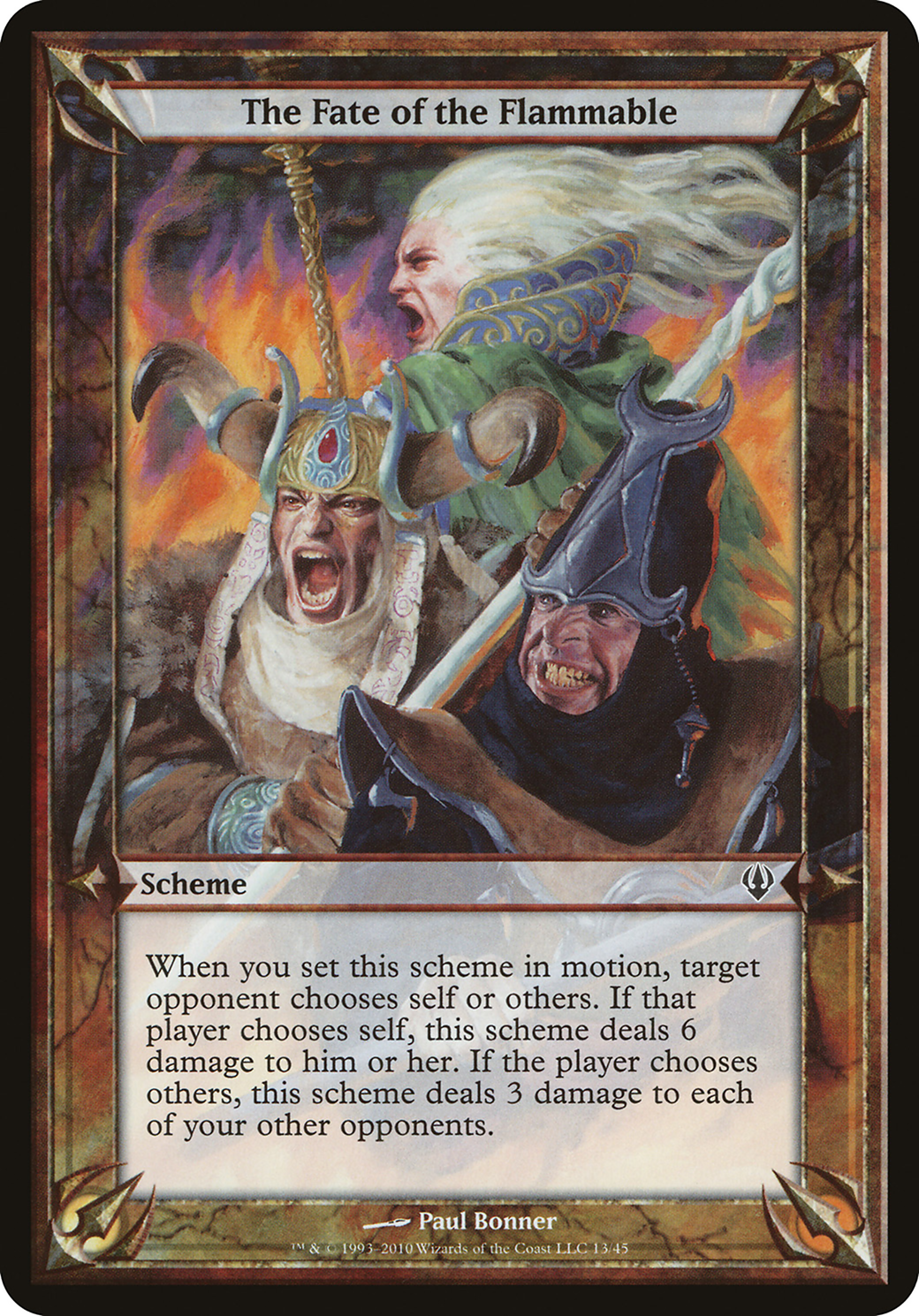 The Fate of the Flammable (Archenemy) - Archenemy Schemes