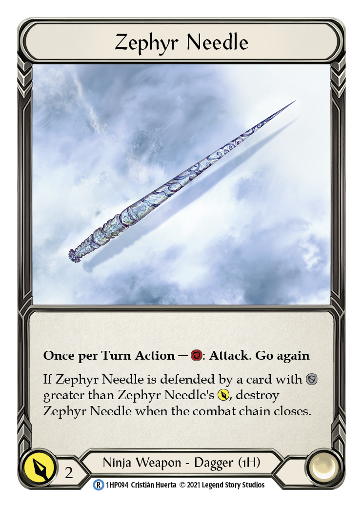 Zephyr Needle (Right) [1HP094] (History Pack 1) | Silver Goblin