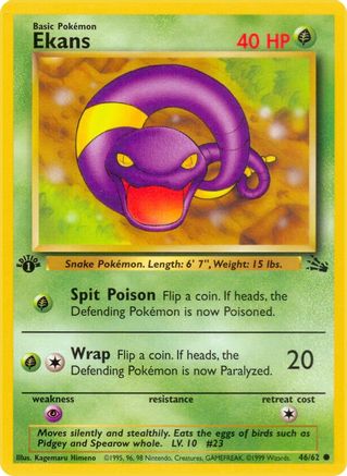 Ekans (46) Unlimited - Fossil