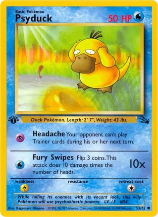 Psyduck (53) Unlimited - Fossil
