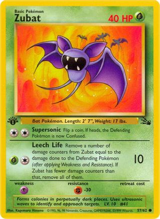 Zubat (57) Unlimited - Fossil