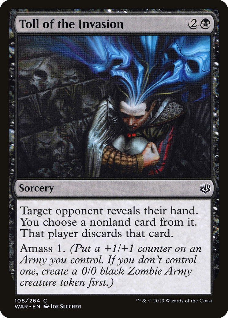 Toll of the Invasion (108) Foil - War of the Spark