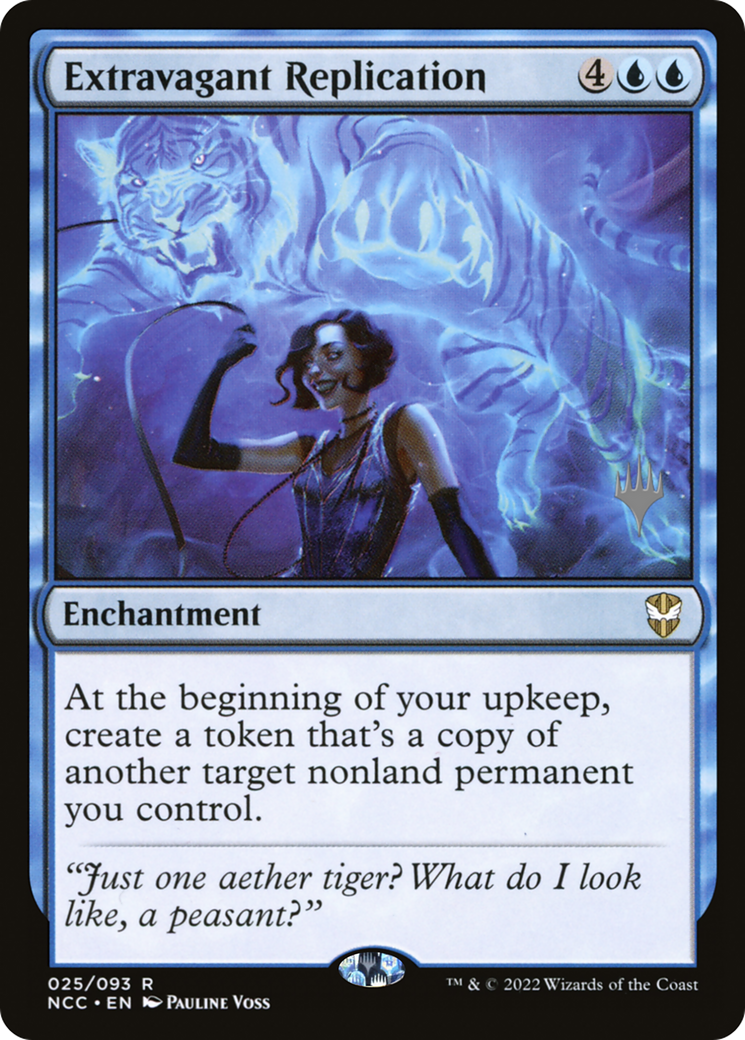 Extravagant Replication (25p) Foil - New Capenna Commander Promos