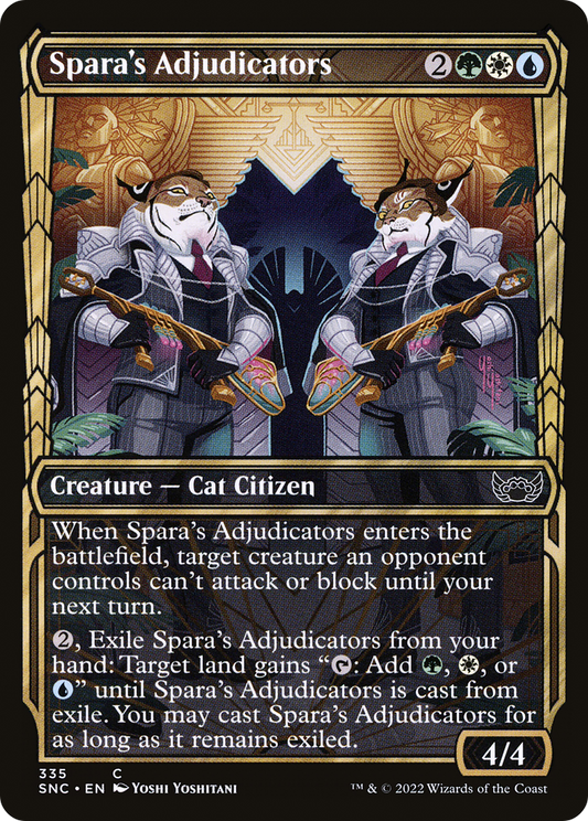 Spara's Adjudicators (Showcase) (335) Foil - Streets of New Capenna