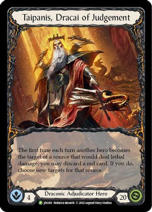 Taipanis, Dracai of Judgement (JDG001) Cold Foil - FaB Promos