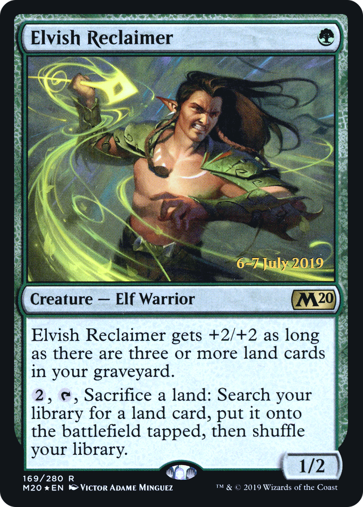 Elvish Reclaimer (169s) Foil - Core Set 2020 Promos