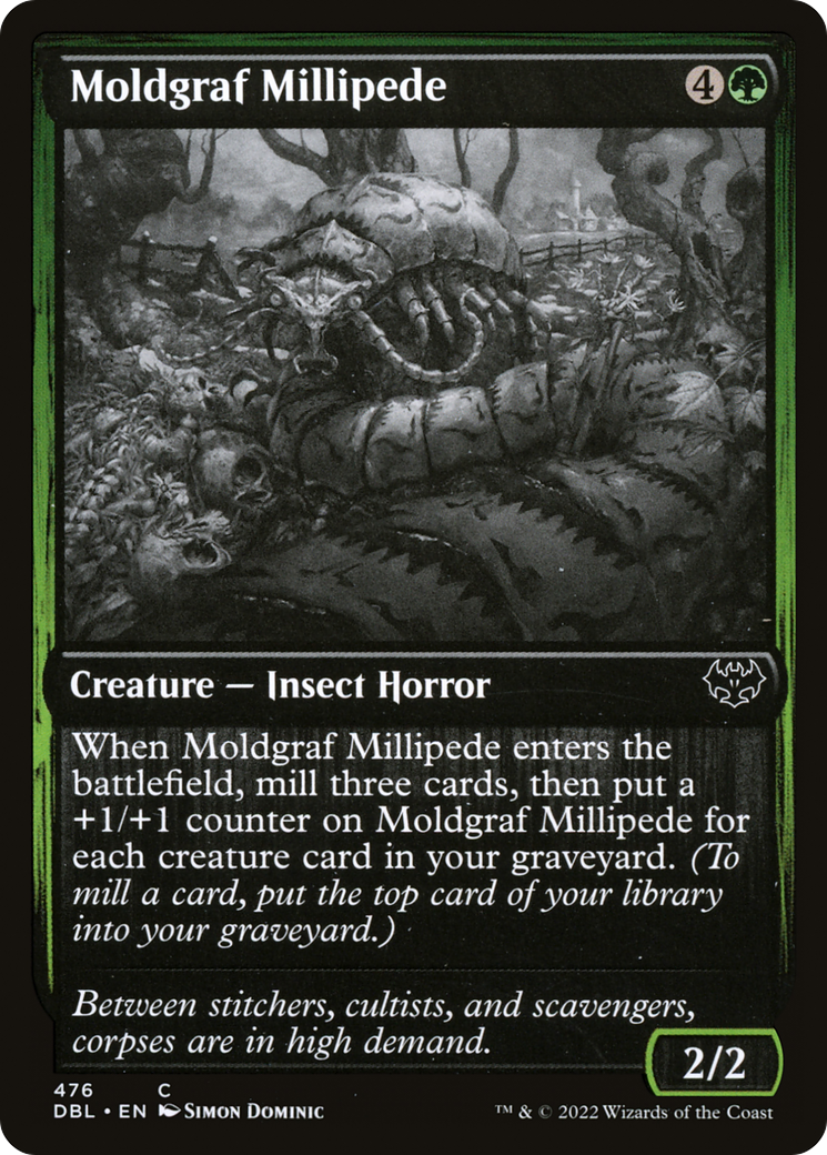 Moldgraf Millipede [Innistrad: Double Feature] Foil