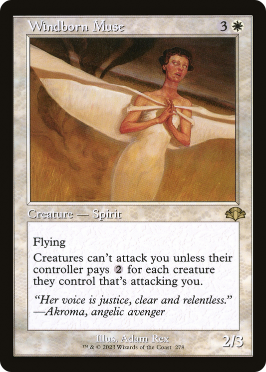 Windborn Muse (Retro) [Dominaria Remastered] Foil