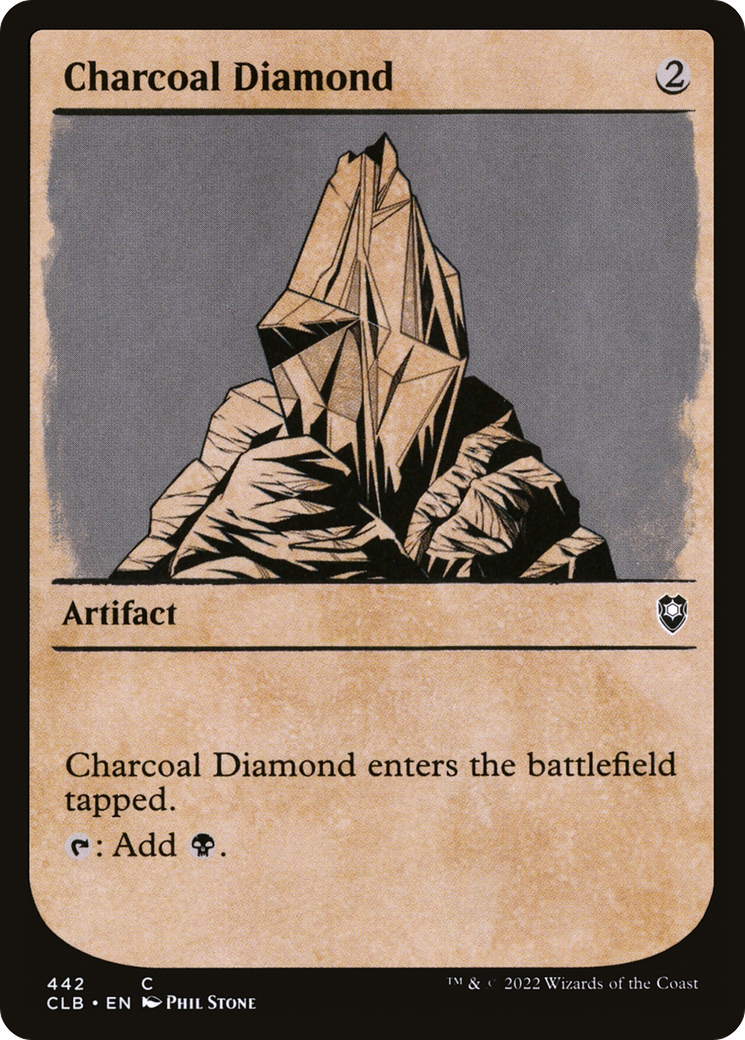Charcoal Diamond (Showcase) (442) Foil - Commander Legends: Battle for Baldur's Gate