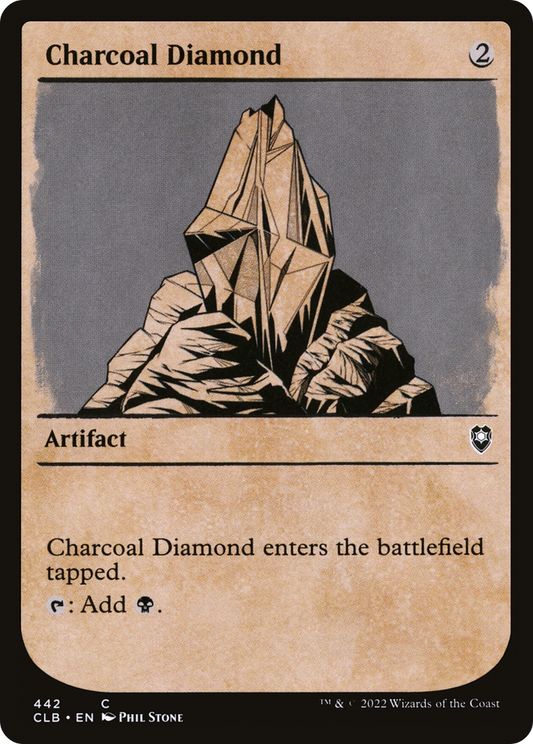 Charcoal Diamond (Showcase) (442) Foil - Commander Legends: Battle for Baldur's Gate