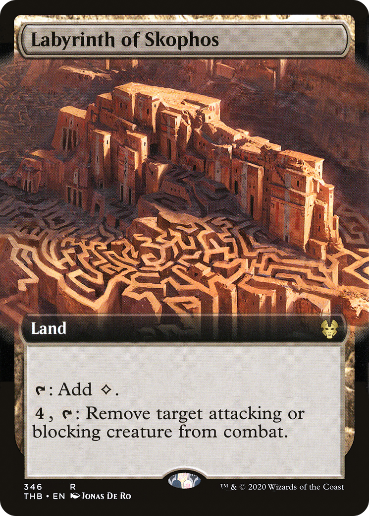 Labyrinth of Skophos (Extended Art) (346) Foil - Theros Beyond Death