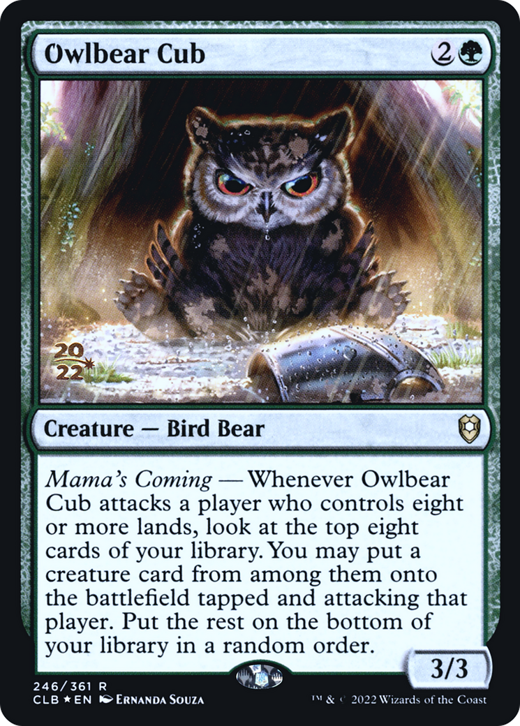 Owlbear Cub (246) Foil - Battle for Baldur's Gate Promos