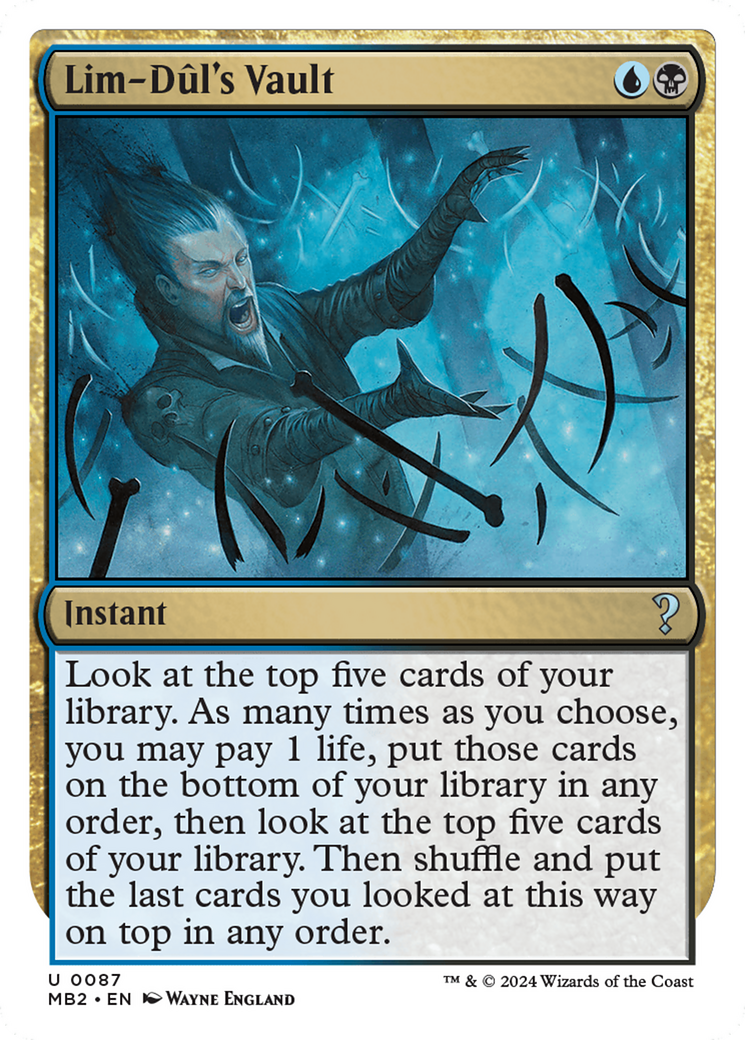 Lim-Dul's Vault (White Border) (087) - Mystery Booster 2