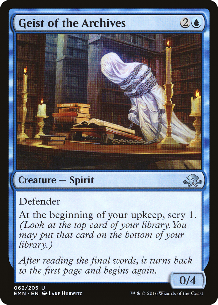 Geist of the Archives (062) Foil - Eldritch Moon