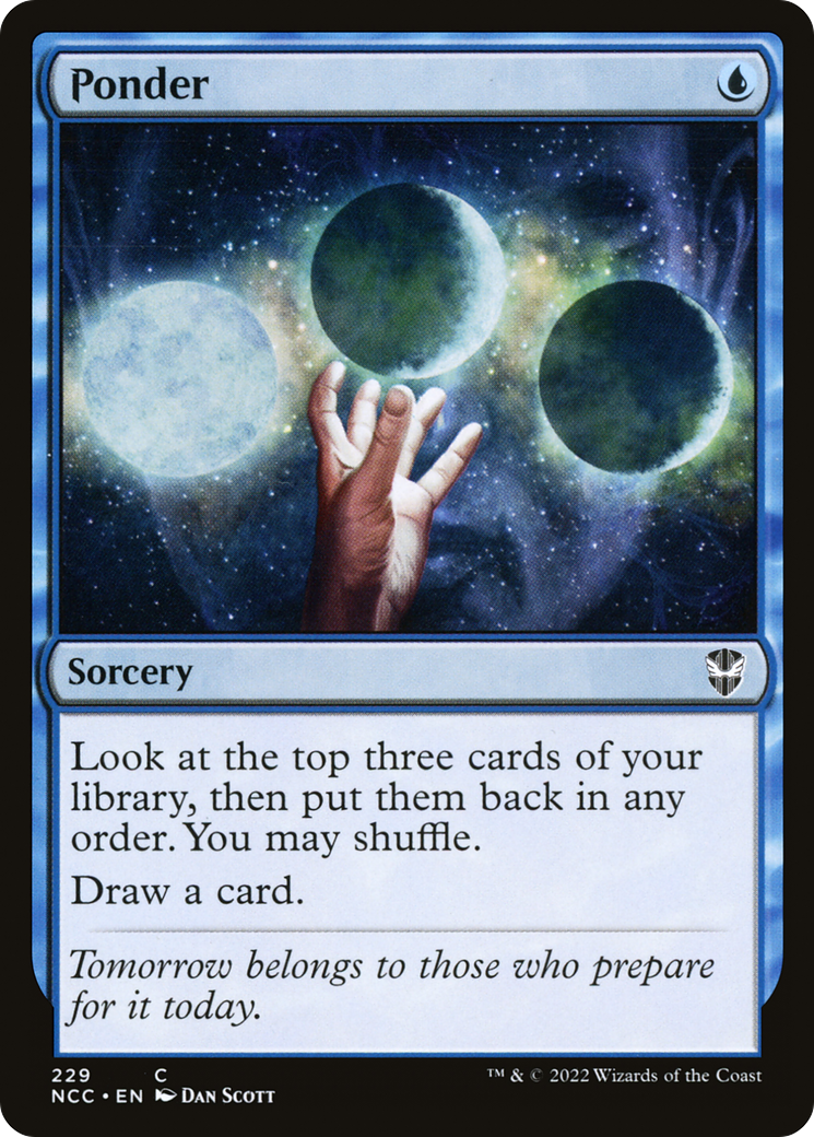 Ponder (229) - New Capenna Commander
