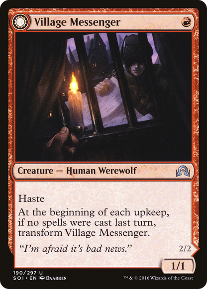 Village Messenger (190) - Shadows over Innistrad