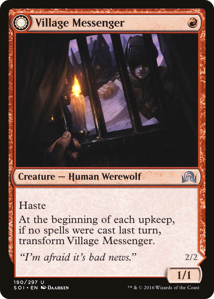 Village Messenger (190) - Shadows over Innistrad
