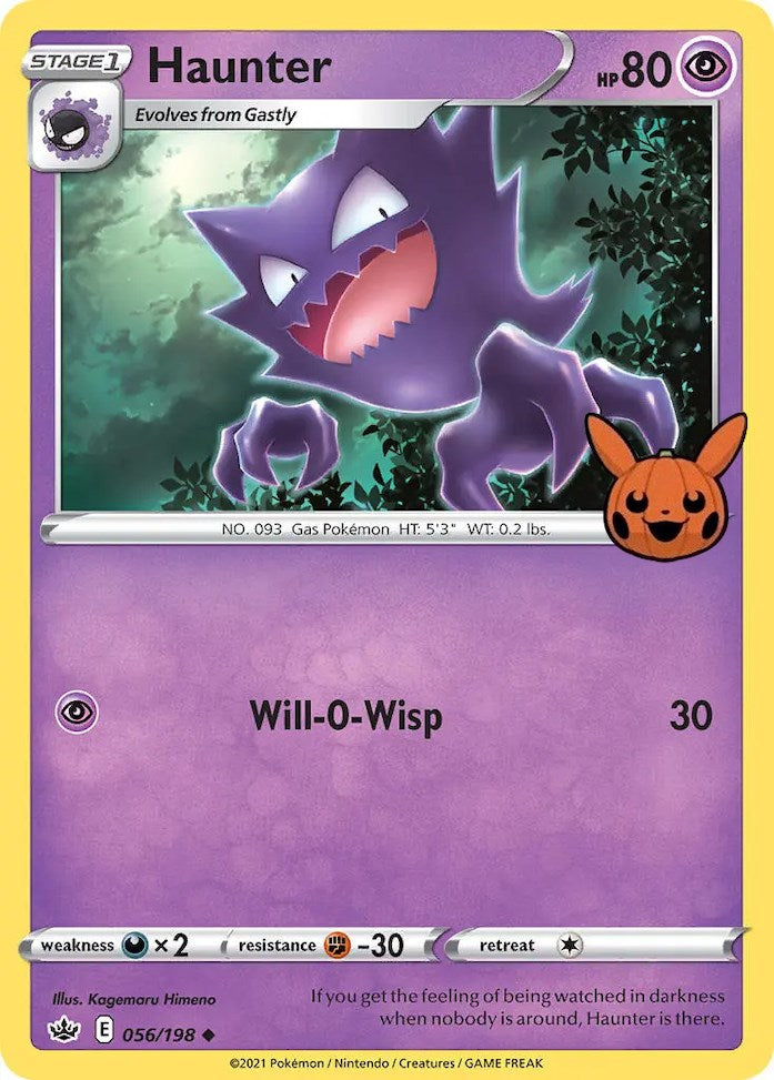 Haunter (056/198) [Trick or Trade] | Silver Goblin