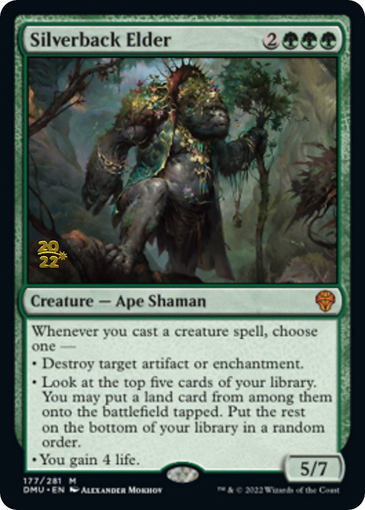 Silverback Elder [Dominaria United Prerelease Promos] | Silver Goblin