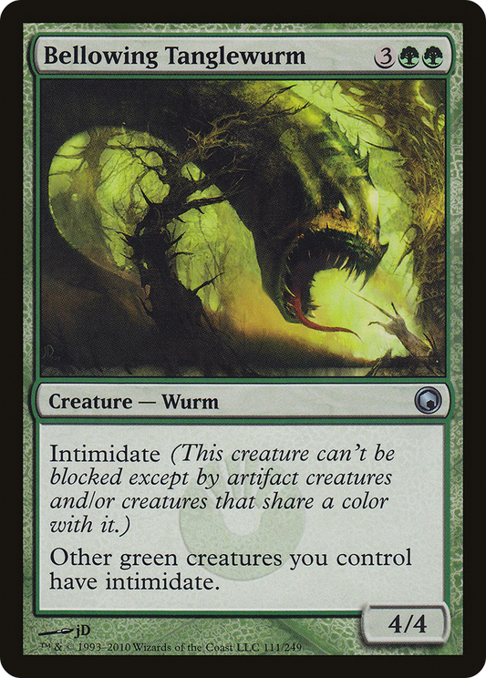 Bellowing Tanglewurm (111) - Scars of Mirrodin