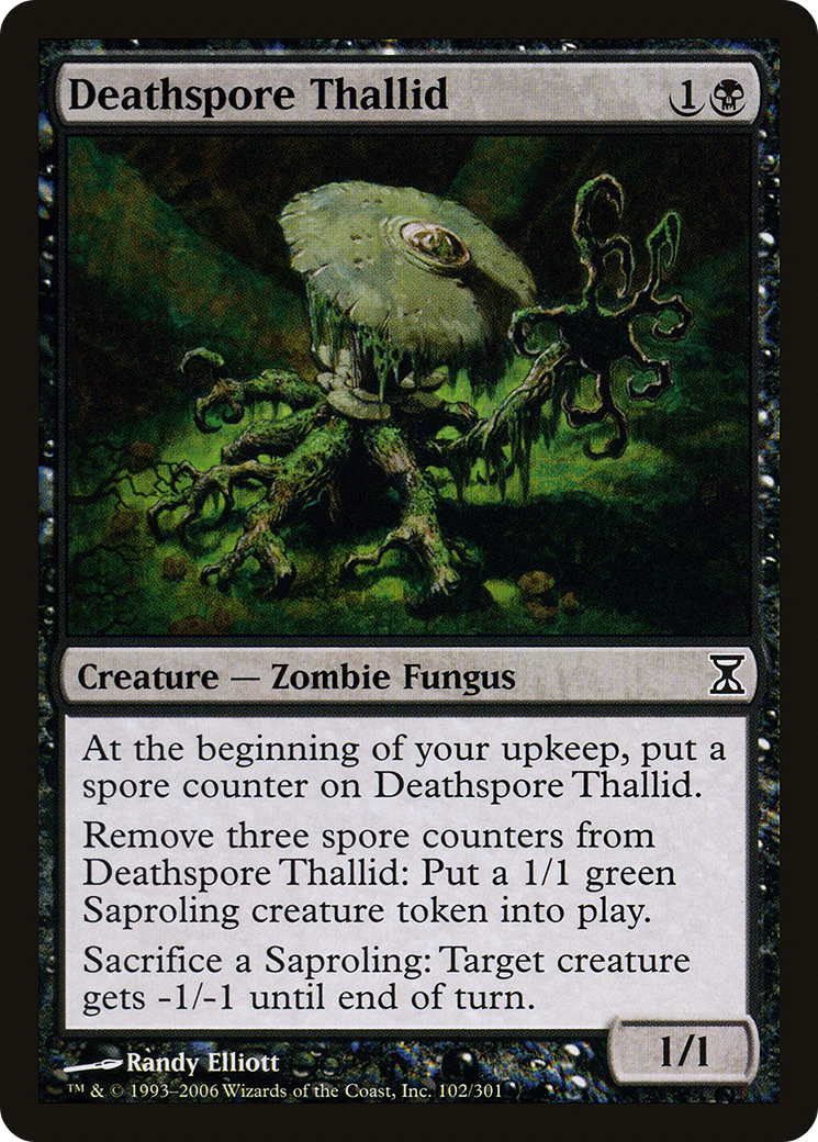 Deathspore Thallid (102) Foil - Time Spiral