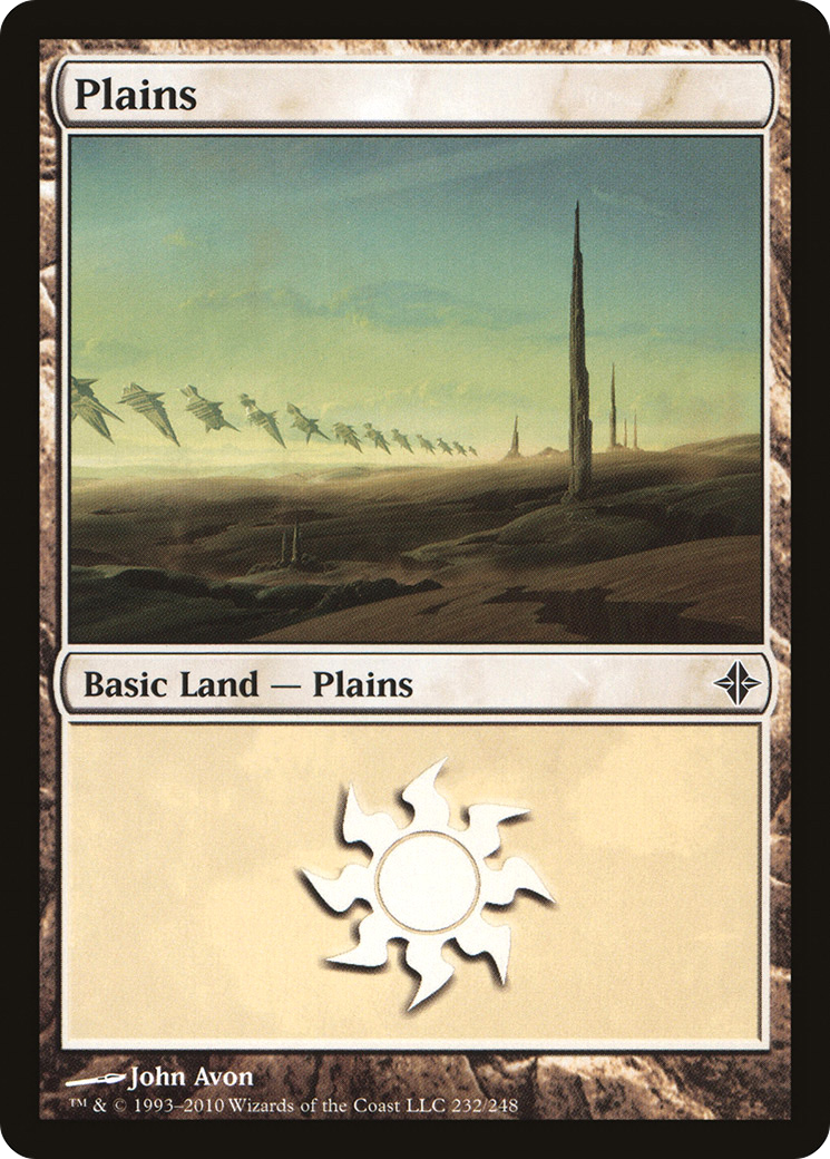 Plains (232) Foil - Rise of the Eldrazi