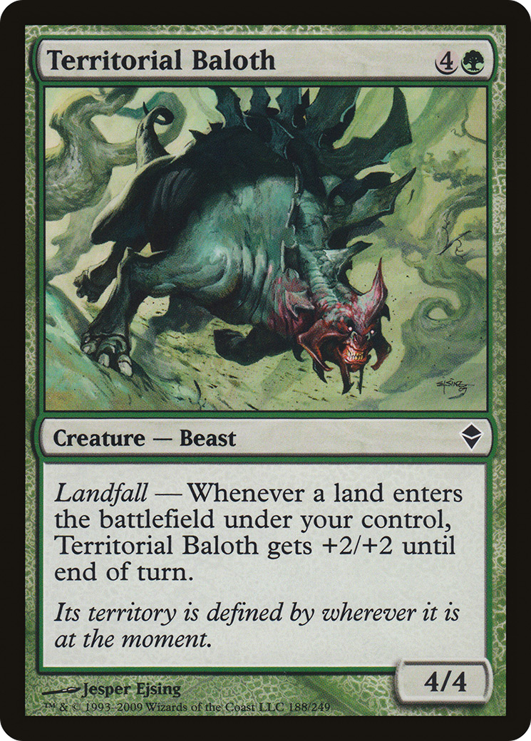 Territorial Baloth (188) Foil - Zendikar