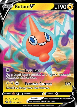 Rotom V (SWSH257) [Sword & Shield: Black Star Promos] | Silver Goblin