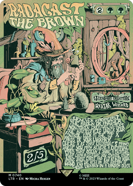 Radagast the Brown (Borderless Poster) [The Lord of the Rings: Tales of Middle-Earth] Foil