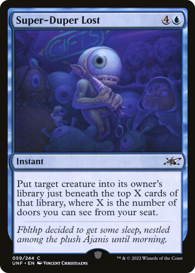 Super-Duper Lost (059) Foil - Unfinity
