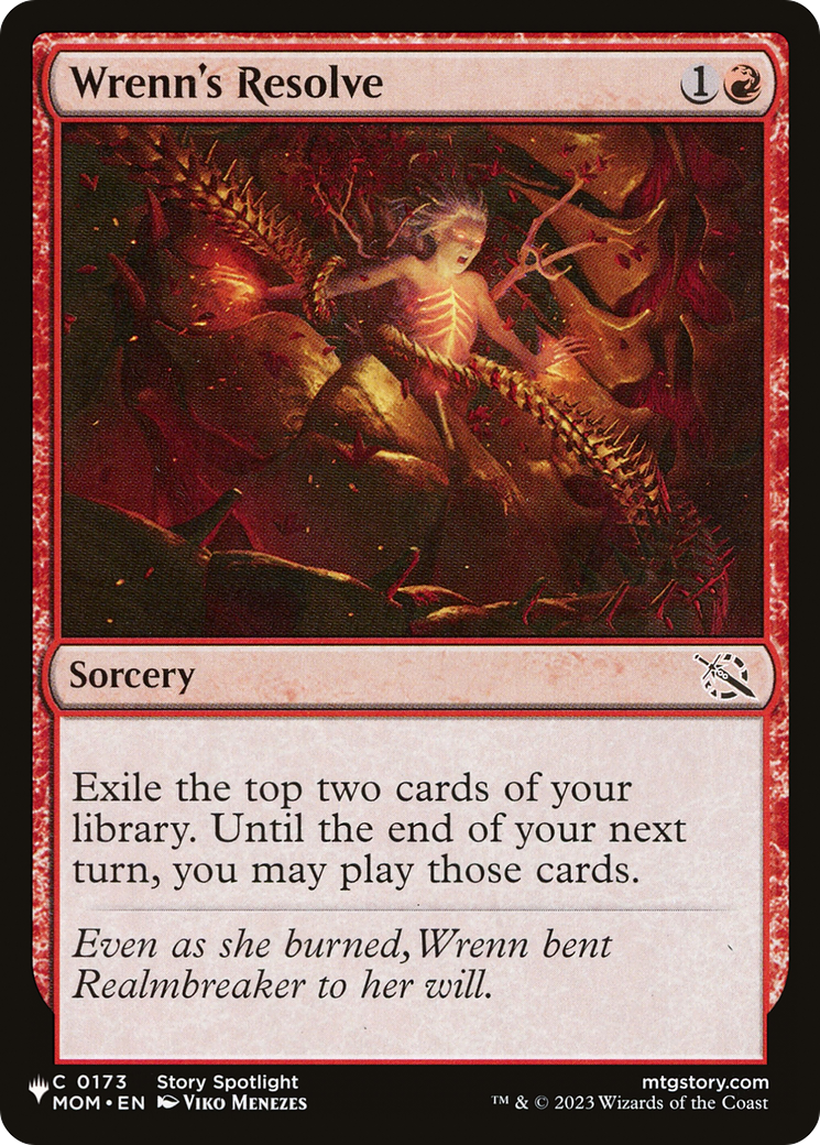 Wrenn's Resolve [The List Reprints] | Silver Goblin