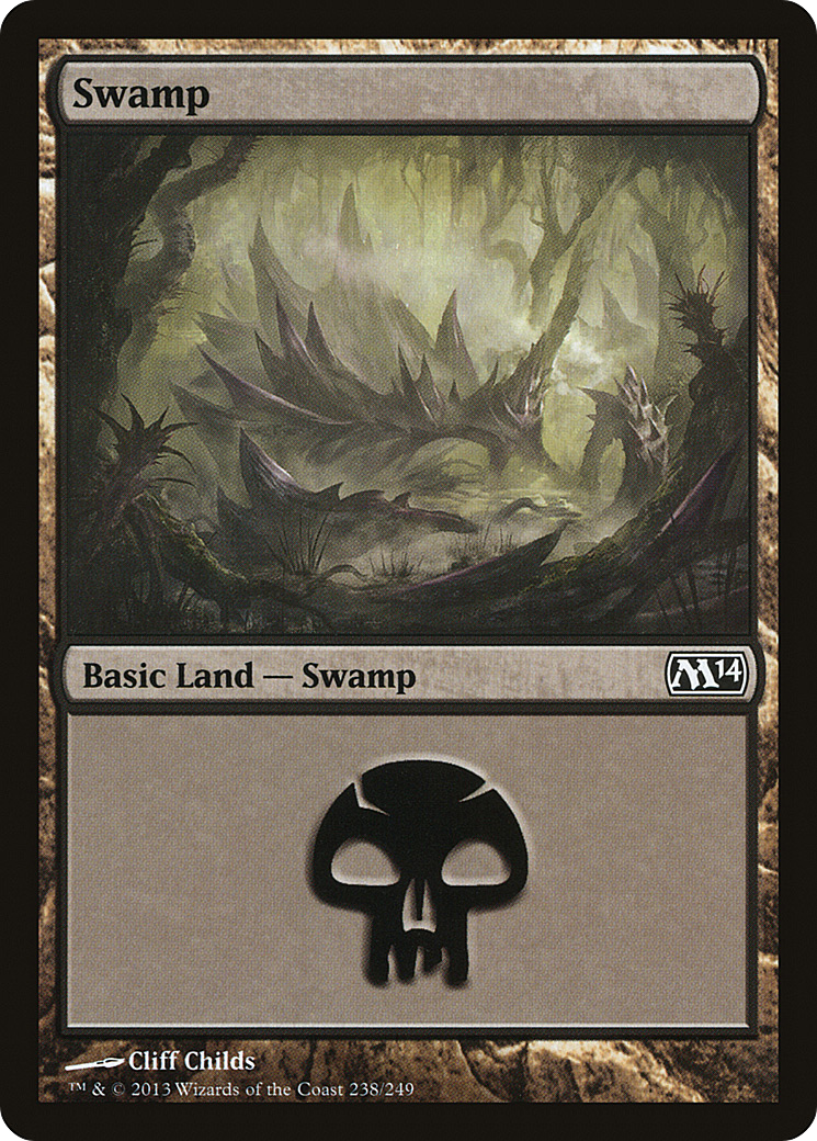 Swamp (238) Foil - Magic 2014